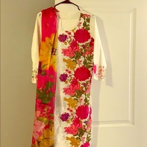 3 piece Sana safinaz net suit